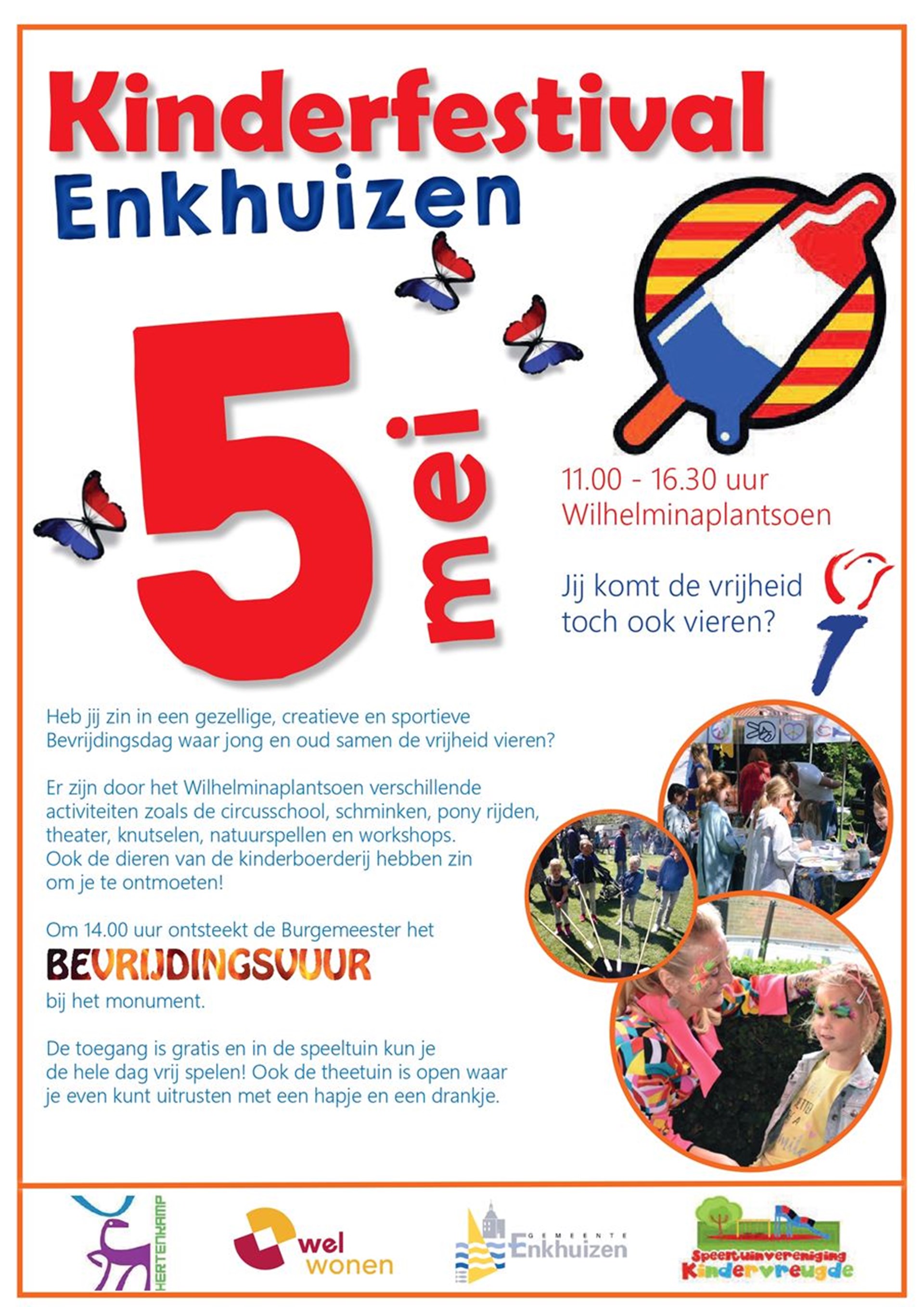 5 mei Kinderfestival Westfriesland banner
